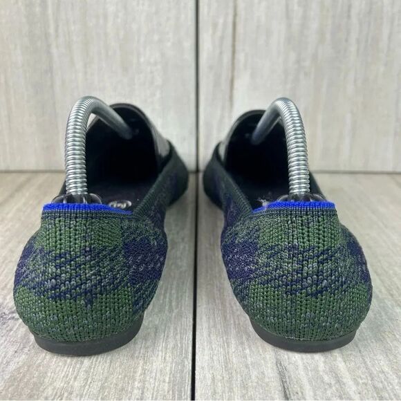 RARE RETIRED Rothy’s Forest Tartan Plaid Round Toe Ballet Flats Womens Size 6.5 - Picture 7 of 10